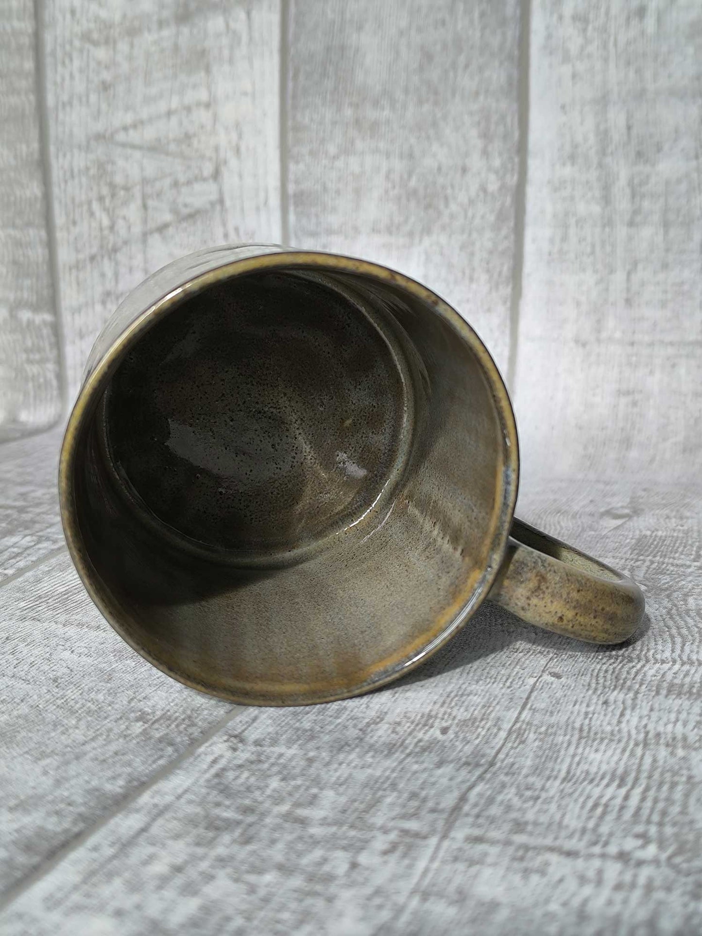 Handmade Sunfire Dragons mug, 350ml