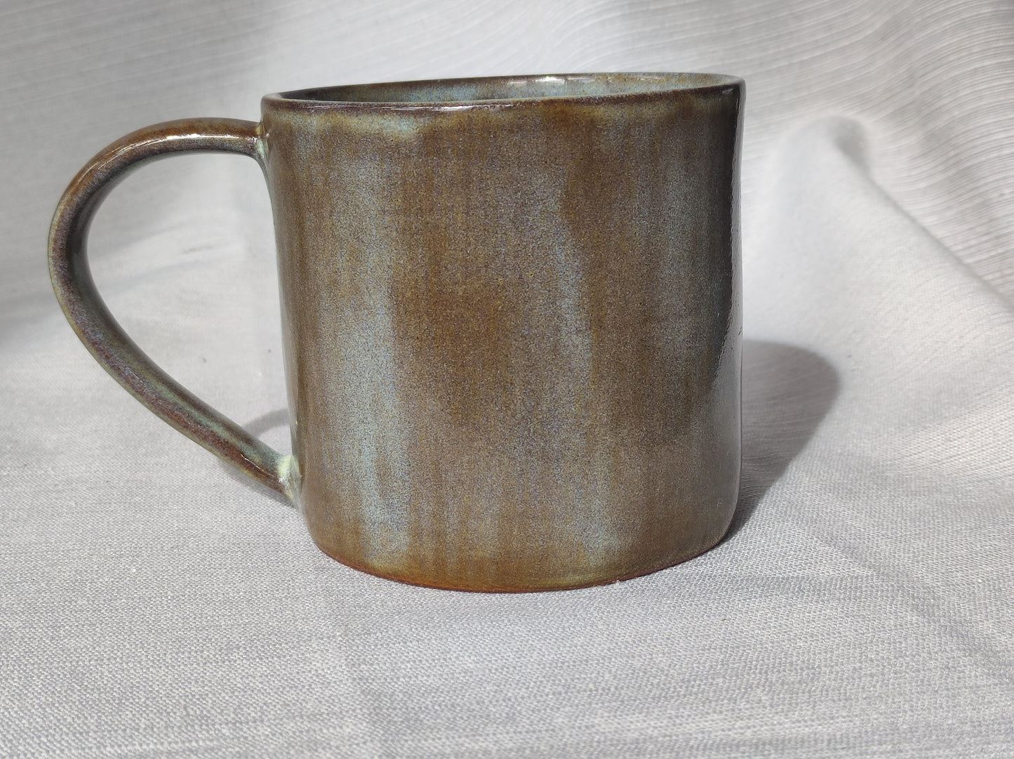 Unique Ceramic handmade Triceratops dinosaur Jurassic mug