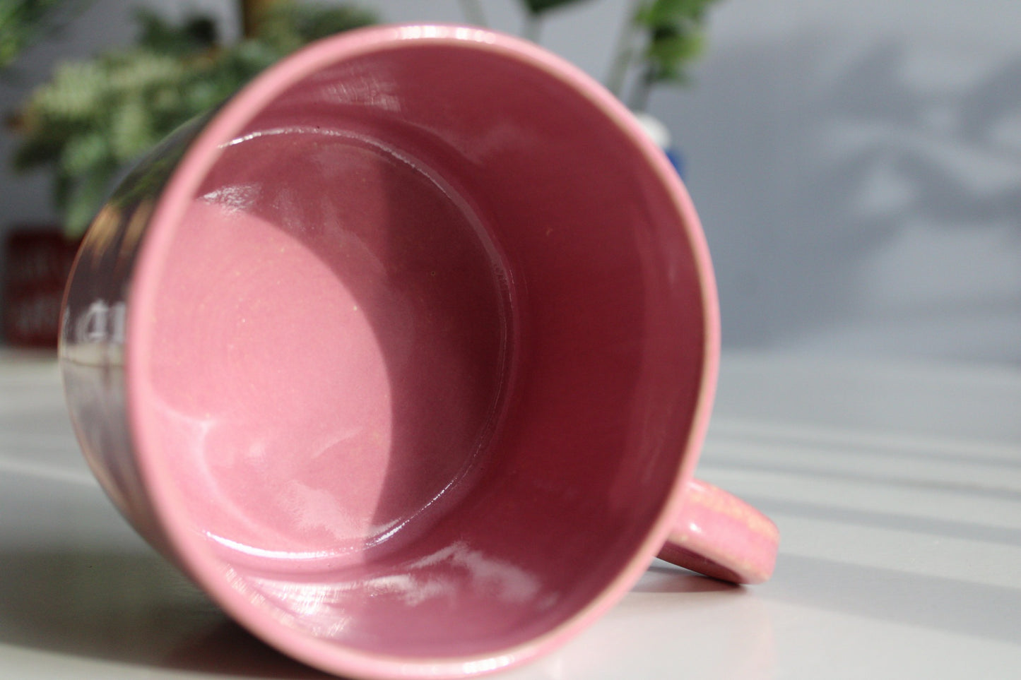 Handmade Valentines hearts mug, 300ml