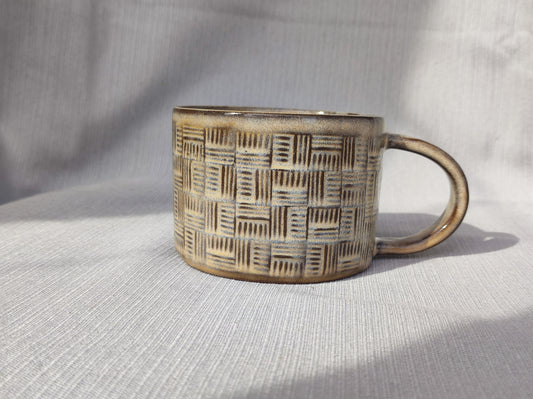 Handmade Scandinavia cream mug, 300ml