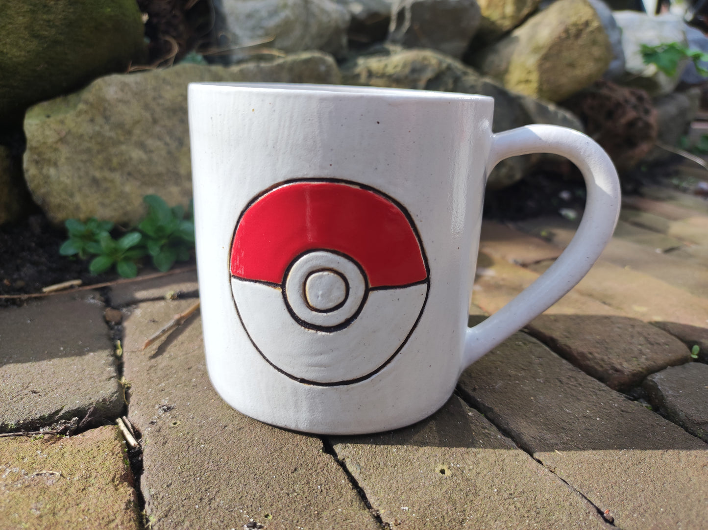 Unique Ceramic handmade Jigglypuff pokemon mug (380 ml)