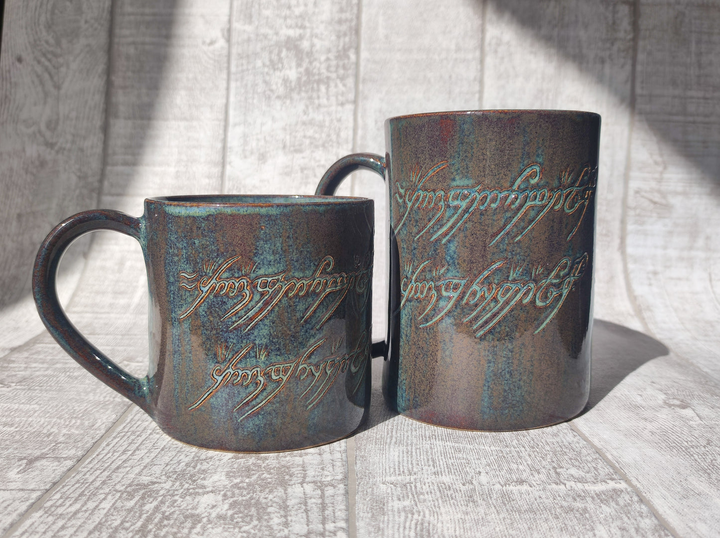 Handmade Lord of the rings set (2 mugs), 350ml, 520ml