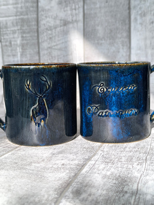 Unique Handmade Patronus magic mug Harry potter inspired, best gift for potterheads