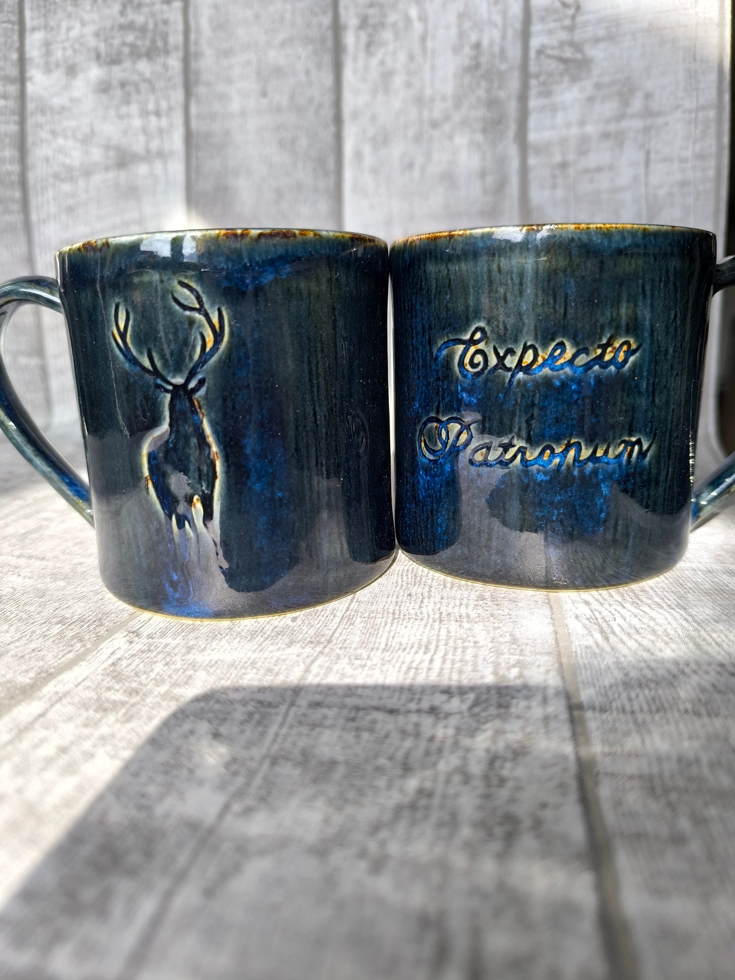 Unique Handmade Patronus magic mug Harry potter inspired, best gift for potterheads