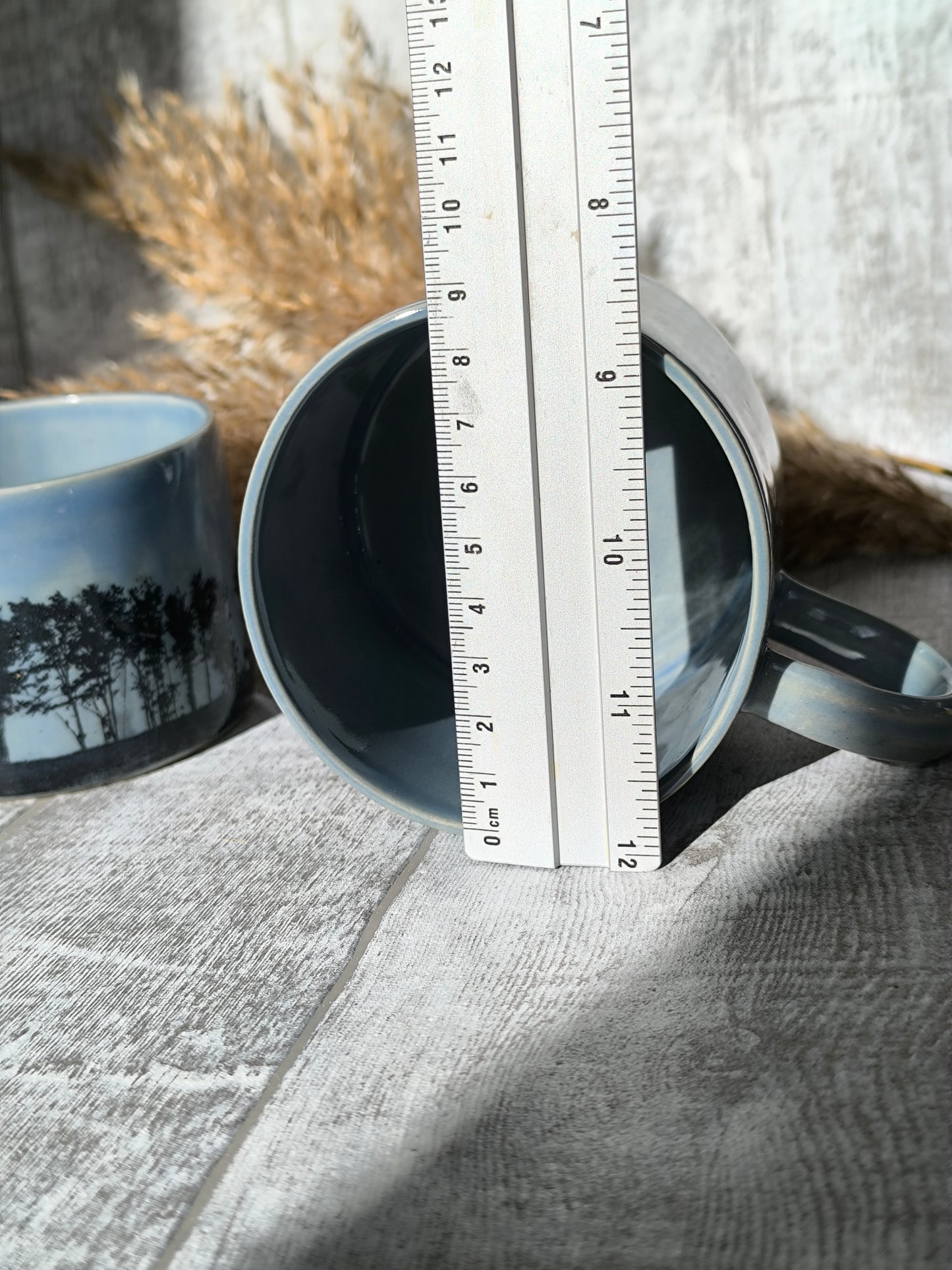 Handmade Forest cappuccino mug, 300ml