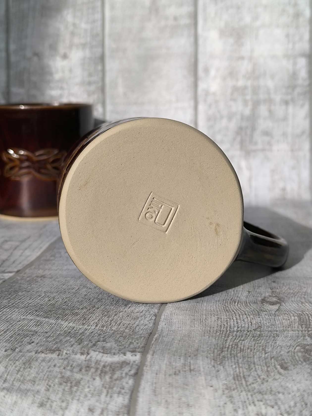 Handmade Celtic mug, 350 ml