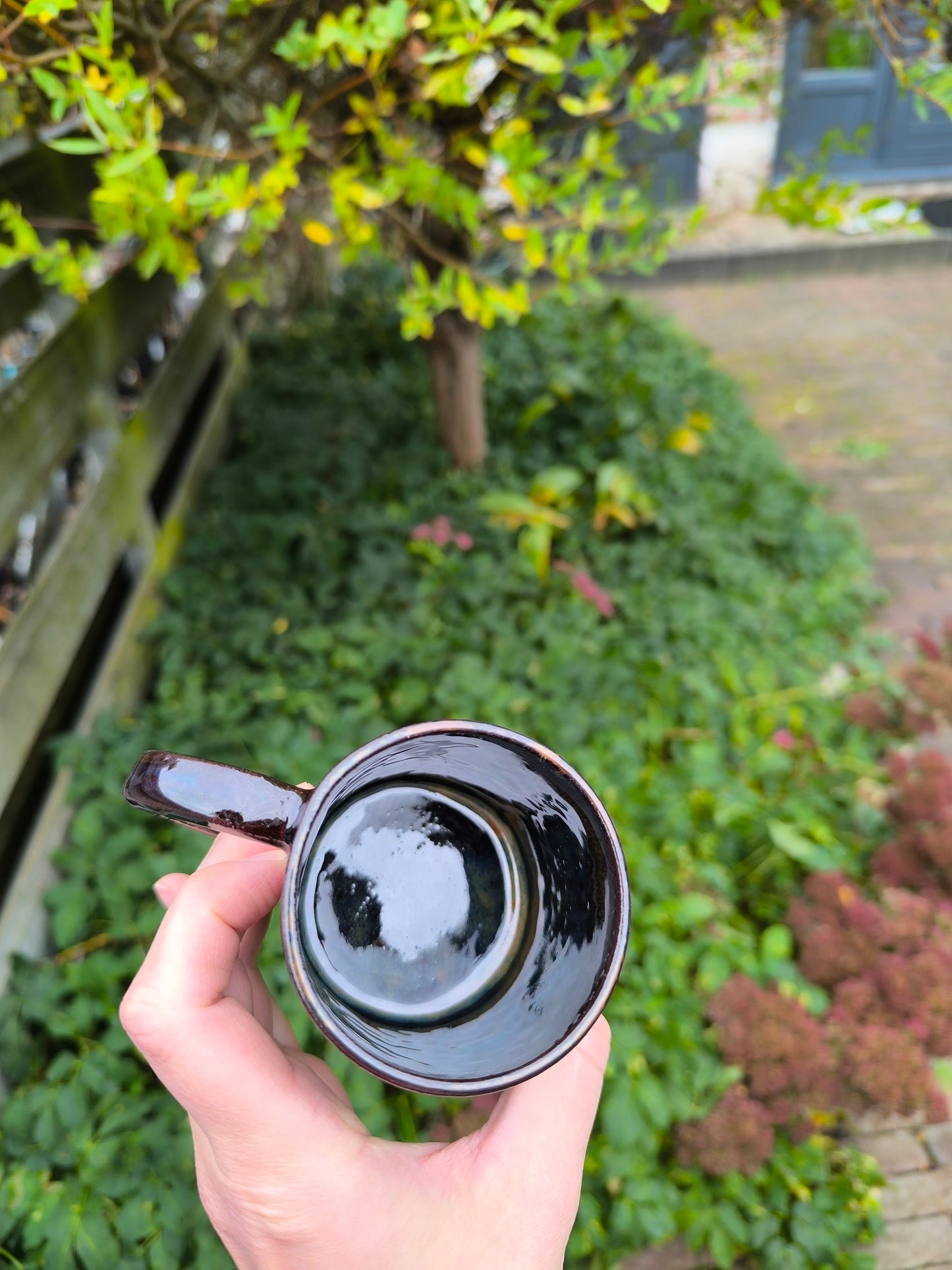 Handmade Flaming Dragon Scale mug, 350ml, 220ml