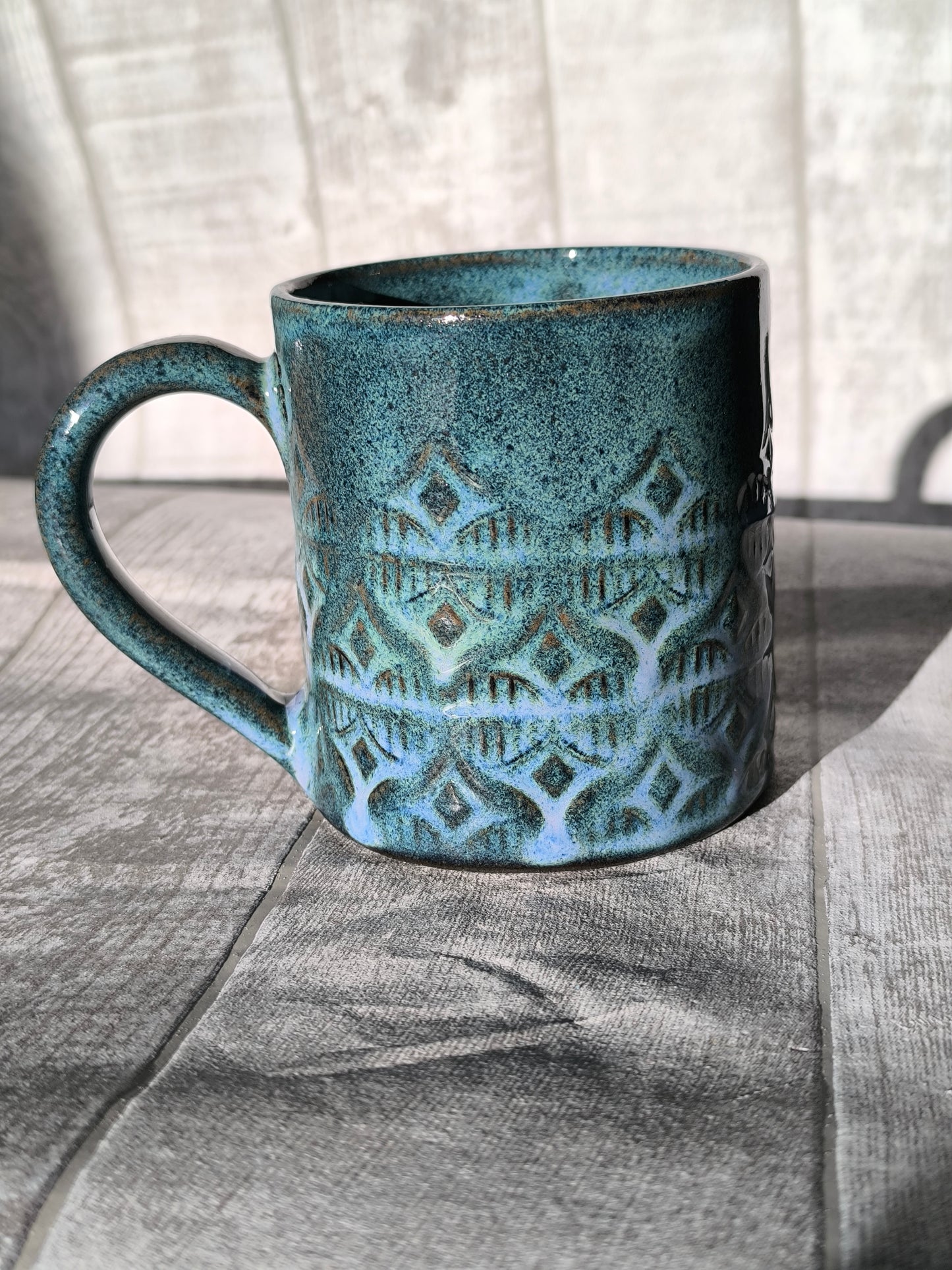 Handmade Ancient Elvish  mug