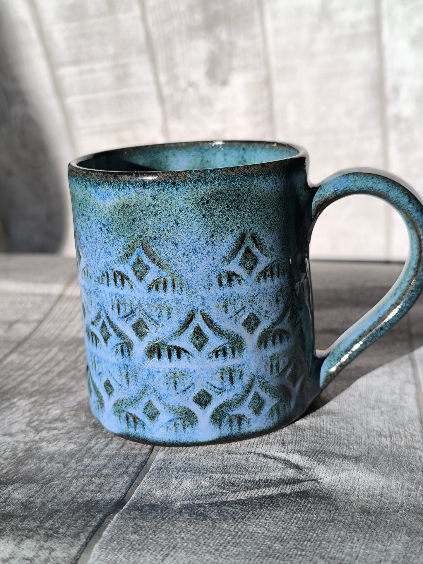 Handmade Ancient Elvish  mug