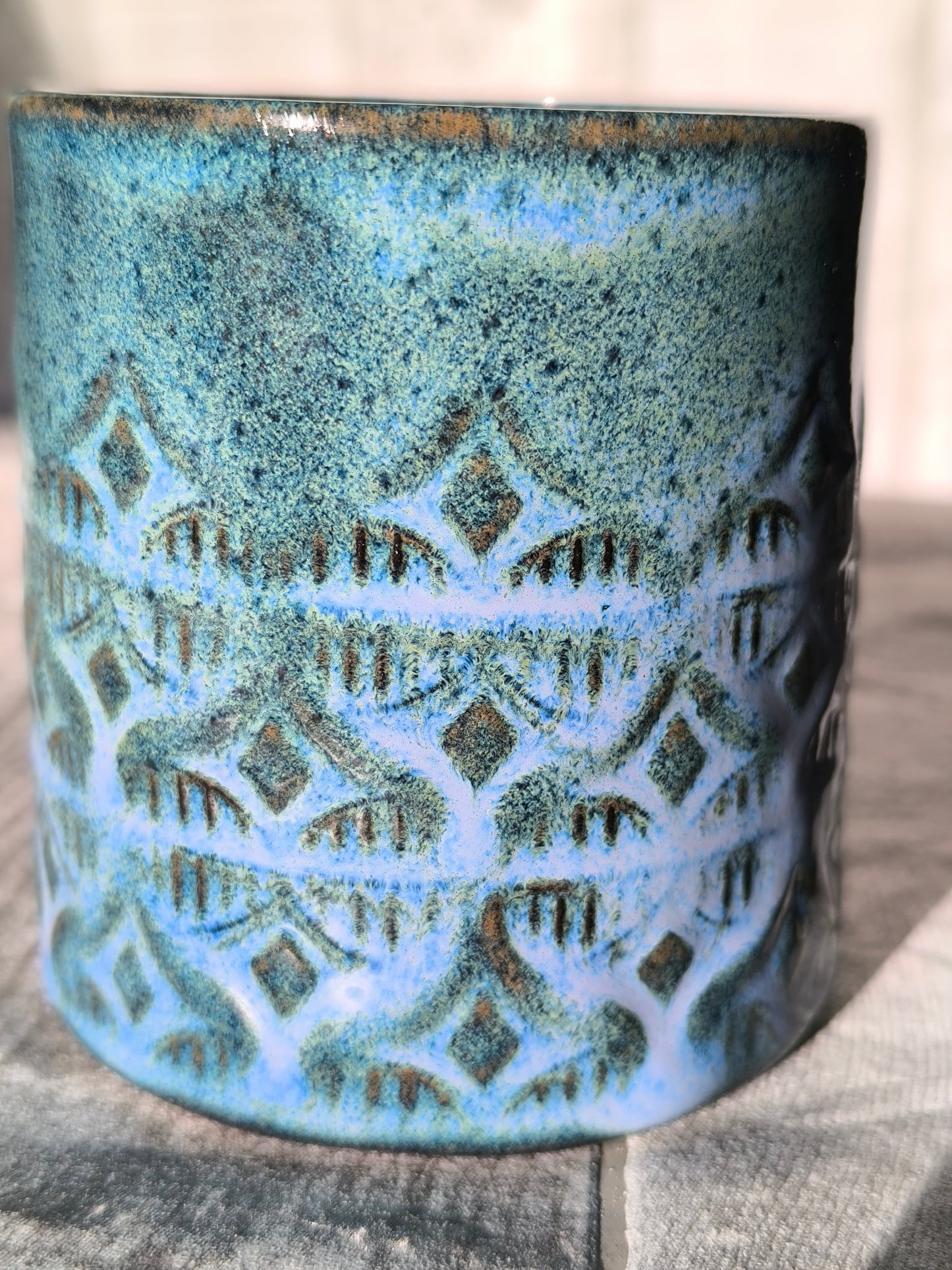 Handmade Ancient Elvish  mug