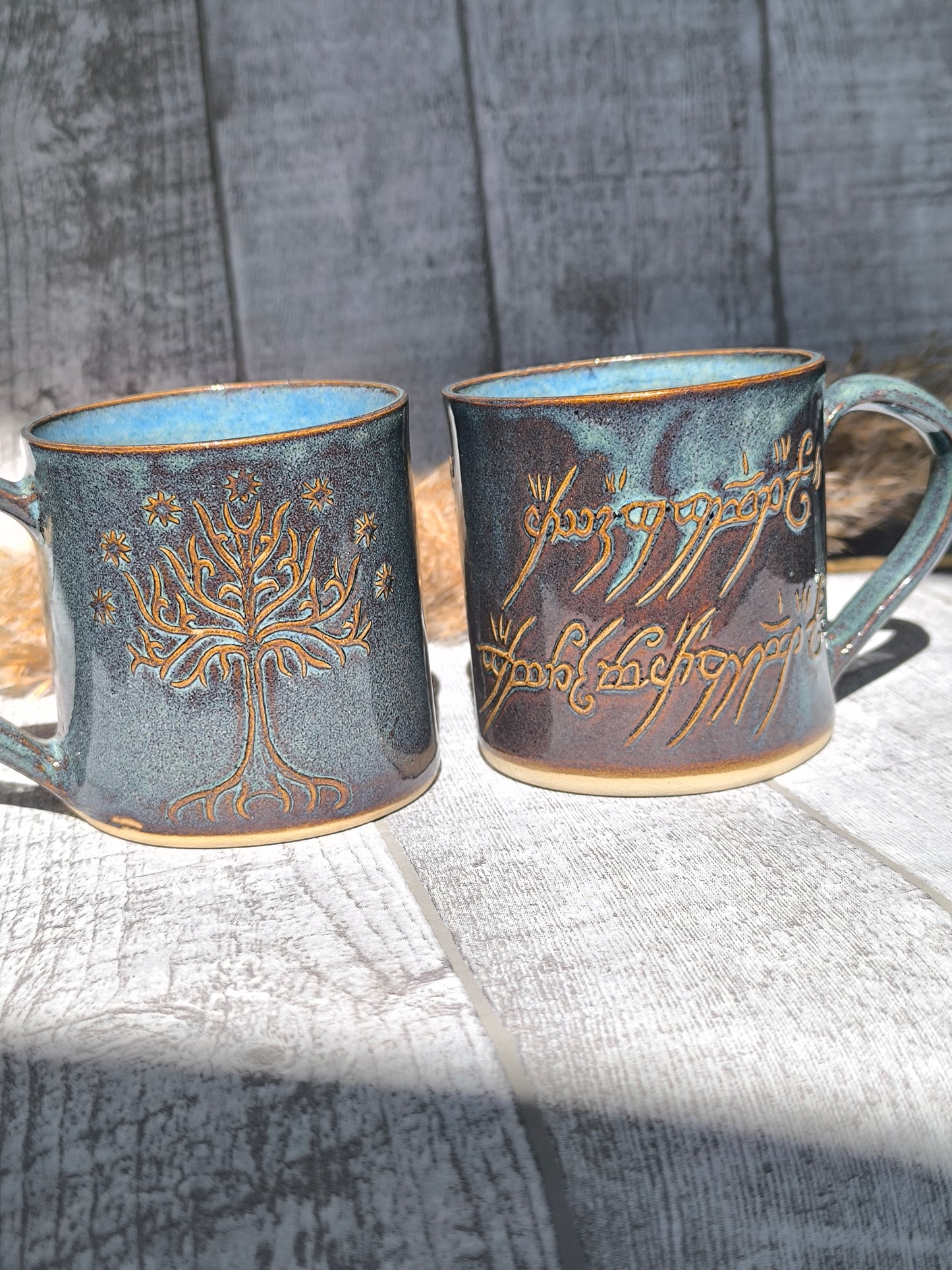 Handmade Lord of the rings set (2 mugs), 350ml