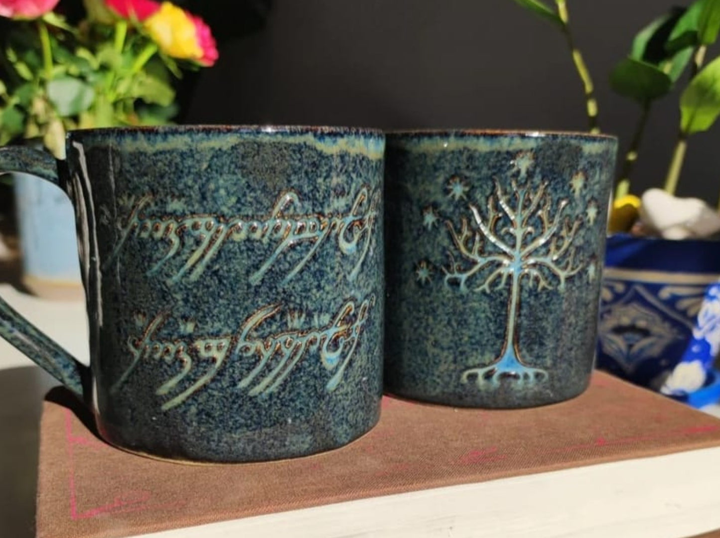 Handmade Lord of the rings set (2 mugs), 350ml, 520ml