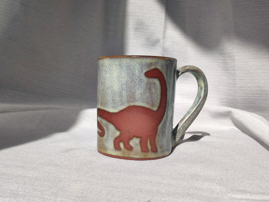 Dinosaur Mugs | Unique Ceramic Handmade Diplodocus Mug